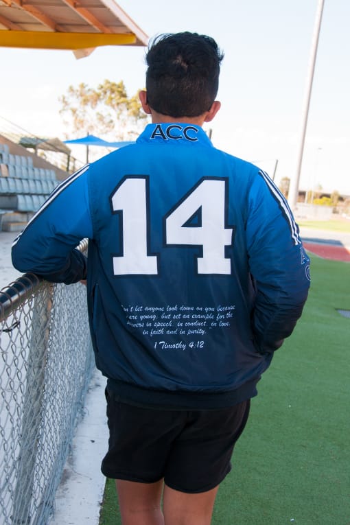 Design your own custom reversible jacket with your personalised name